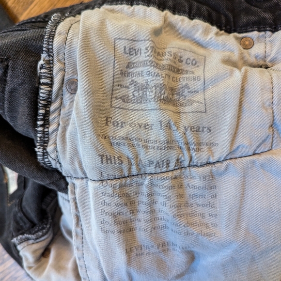 Levi's 511 washed black jeans, 31x30 - Picture 4 of 6